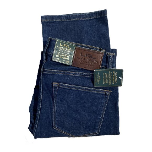 NEW Lauren Ralph Lauren Classic Straight Jean US 2 - Picture 1 of 15